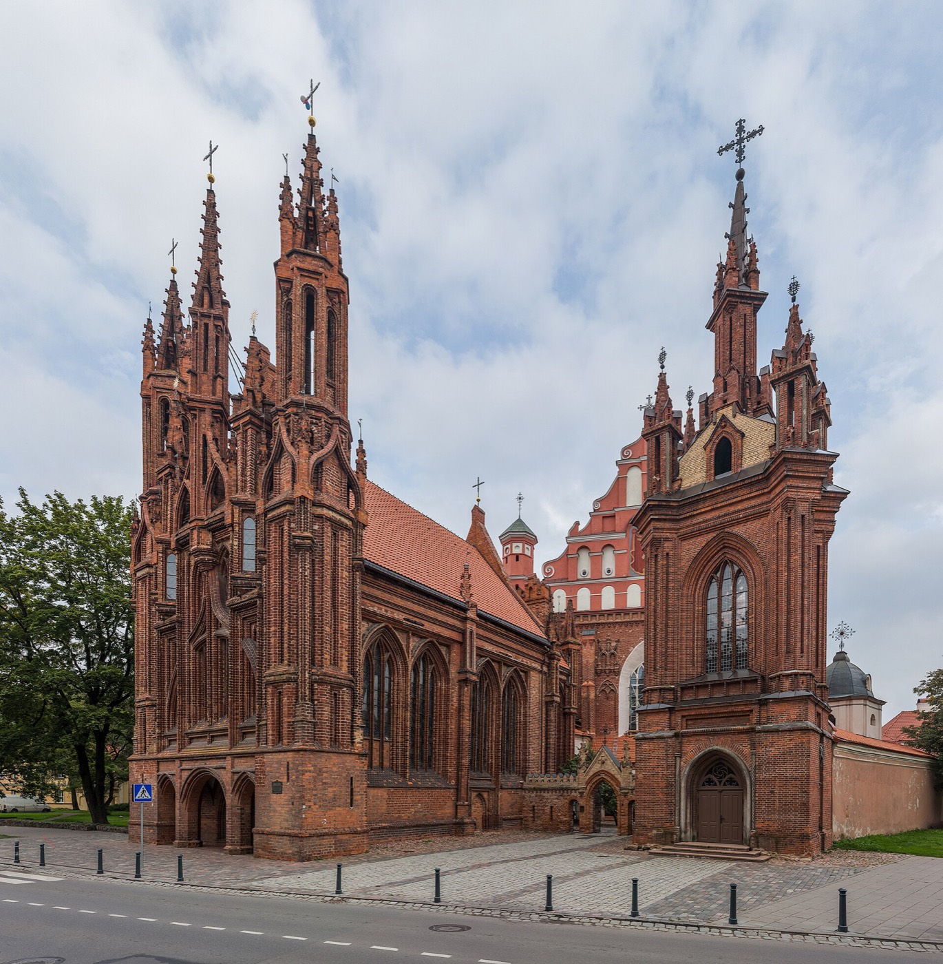 St Anne's Church in Vilnius, red-brick Gothic
